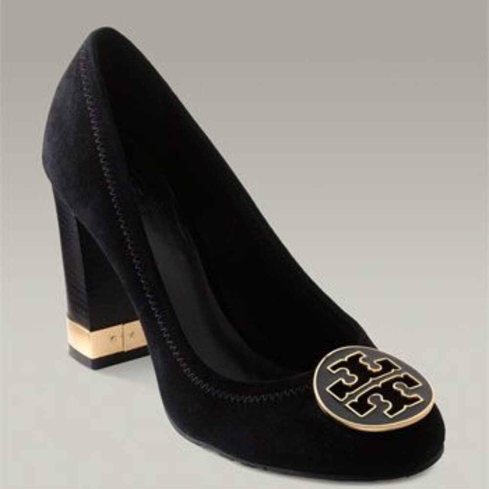 Tory Burch Maddie Suede Pumps - Black